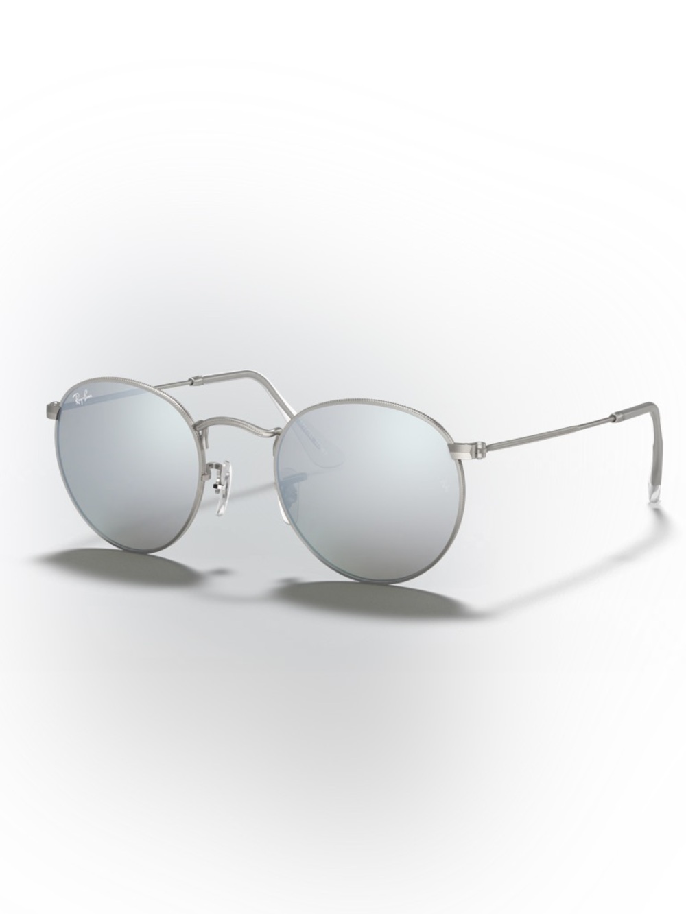 Ray-Ban Silver Mirrored Round Sunglasses RB3447